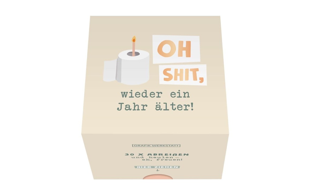 Grafik Werkstatt Message dans une boîte Oh, merde