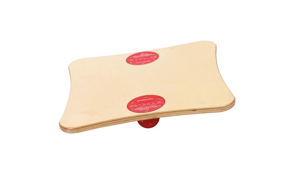 TOGU Planche d’équilibre Physiowippe Bois, rouge
