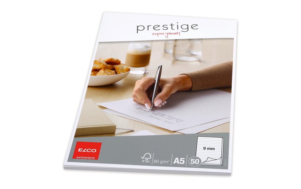 ELCO Bloc écrire Prestige A5 ligné (50 pces)
