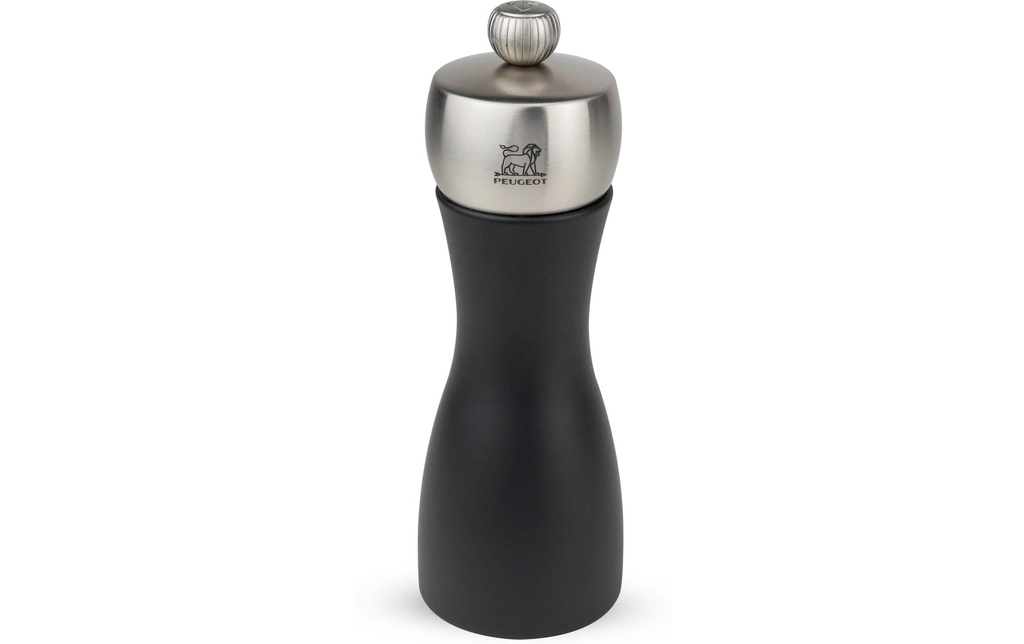 Peugeot Moulin à poivre Fidji 15 cm, Noir/Argenté