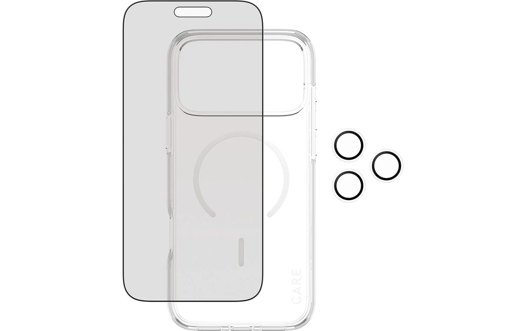 CARE Coque arrière 3-in-1 Flagship Privacy iPhone 17 Pro Max