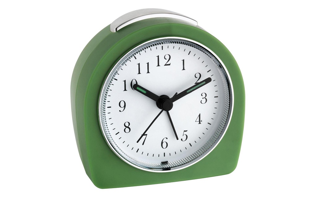 TFA Dostmann Réveil analogique Vert
