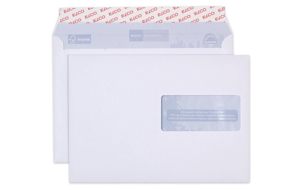 ELCO Enveloppes Proclima C5 f.d. (500 pces)