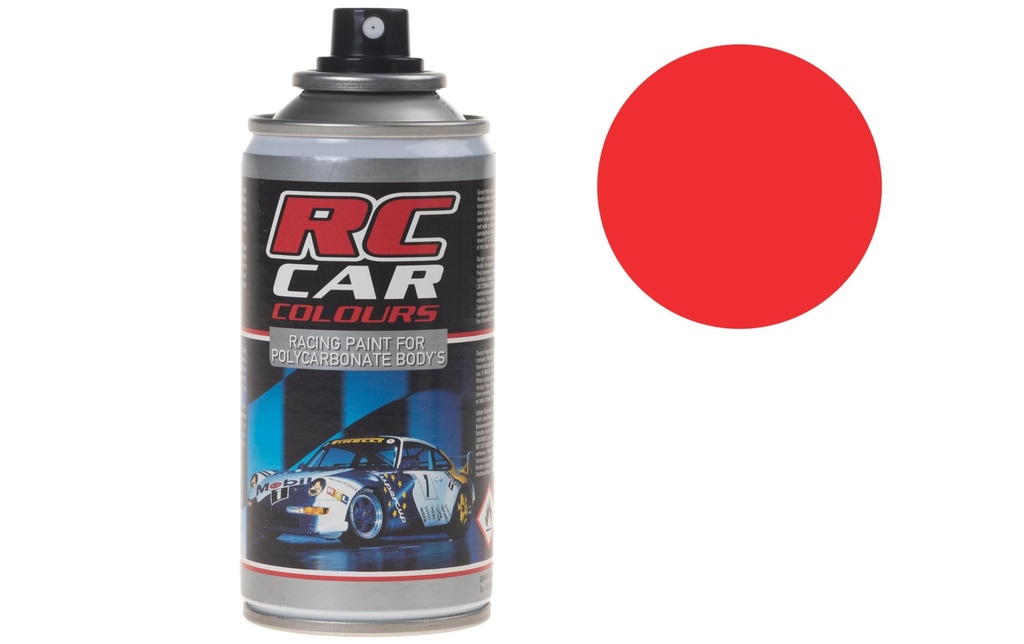 Ghiant Aérosol pour Lexan RC CAR Rouge Néon 1005 150 ml
