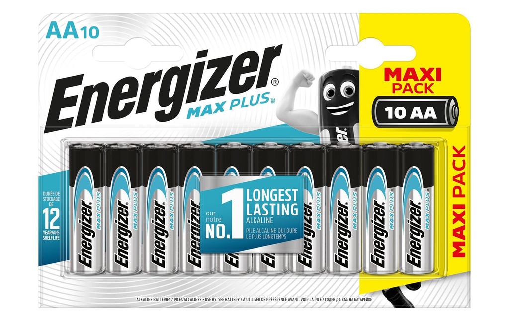 Energizer Pile Max Plus AA , 10 Pièce/s