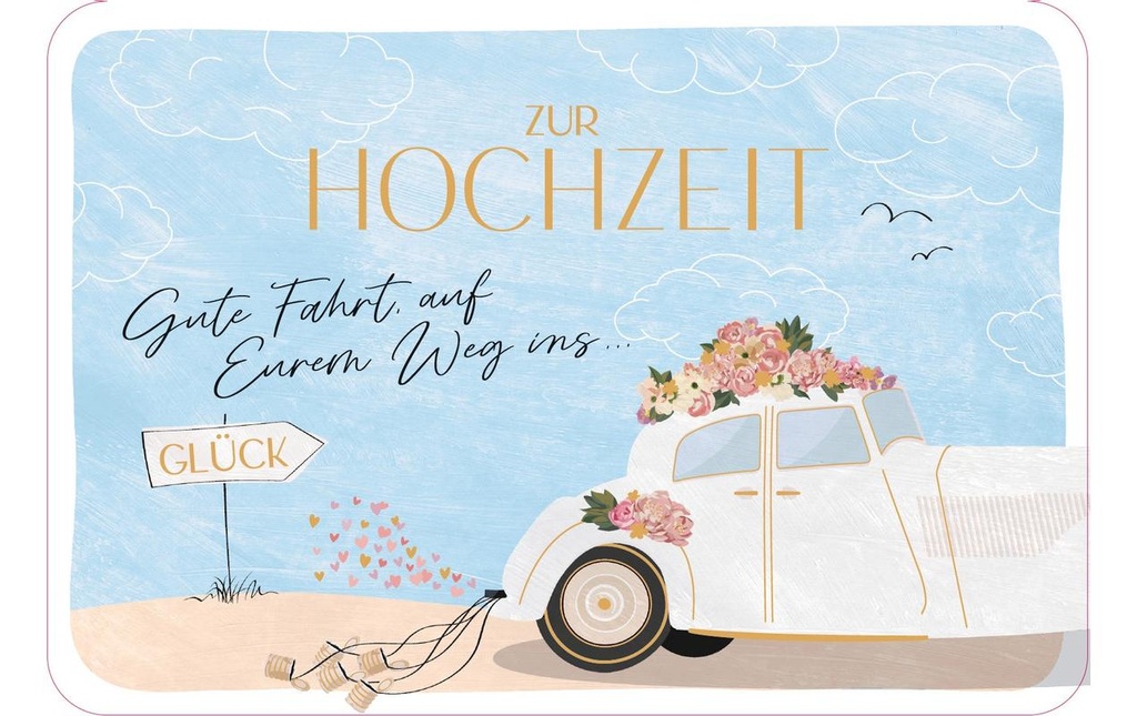 ABC Faire-part de mariage Bonne route B6