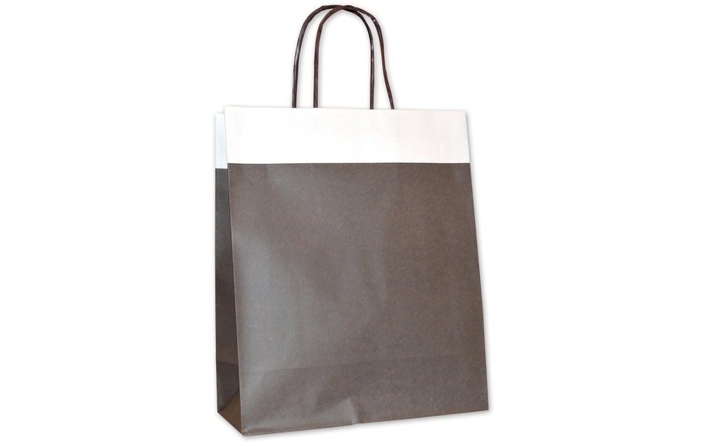 ELCO Sac cadeau 35 x 13 x 31 cm, 25 Pièce/s, Argenté/Brun