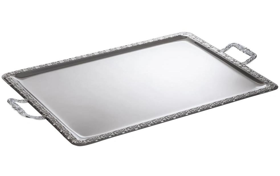 APS Plateau de service Plateau Manger plus beau avec poignée 75 x 44.5 cm