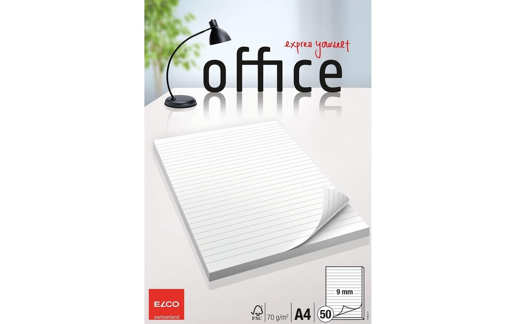 ELCO Bloc écrire Office A4 ligné (50 pces)