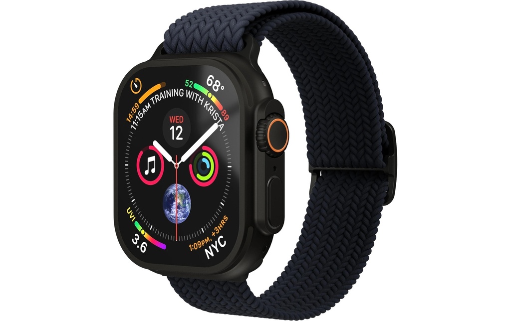 Vonmählen Bracelet Woven Loop Apple Watch 44/45/46/49 mm Navy Black