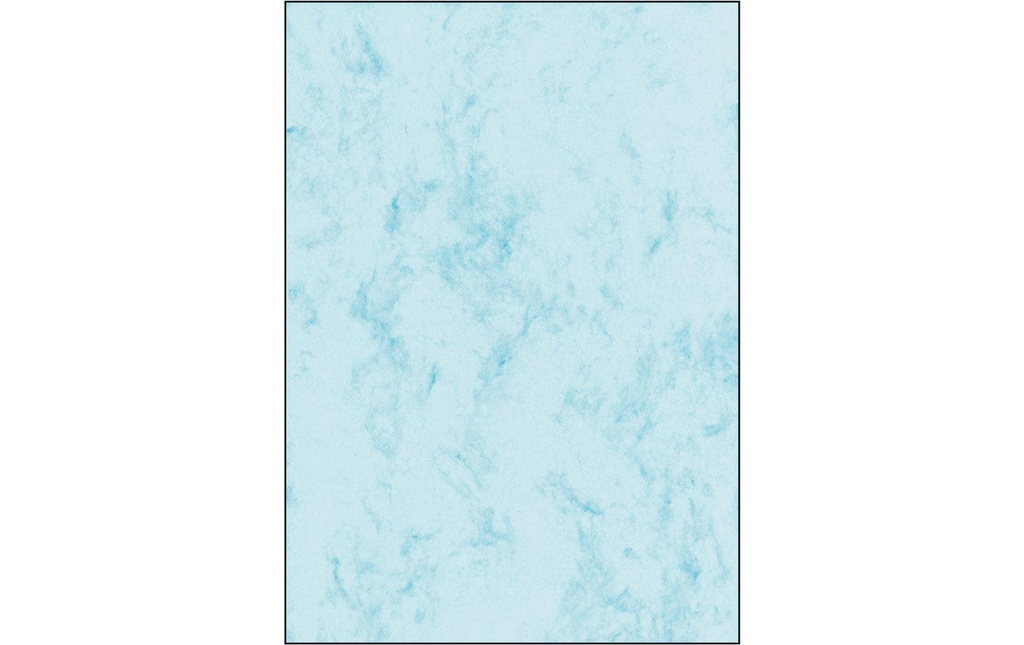 Sigel DP261 Papier marbré, A4, bleu