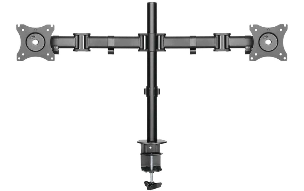 Ultradesk Supports de table Skeleton Double jusqu’à 16 kg – Noir mat