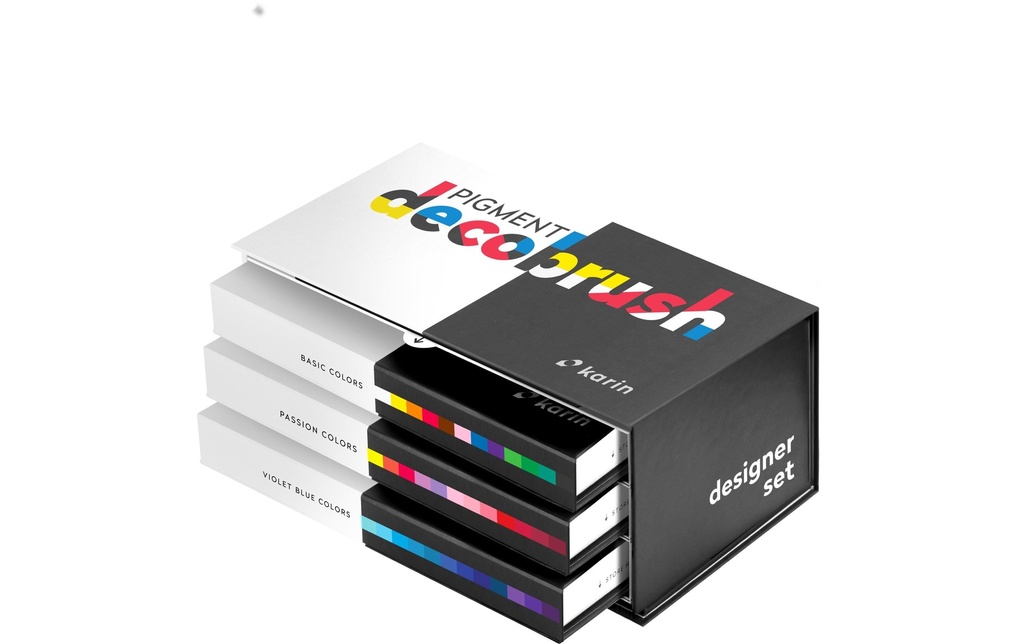 Karin Brushpen Pigment Deco Brush 36 couleurs