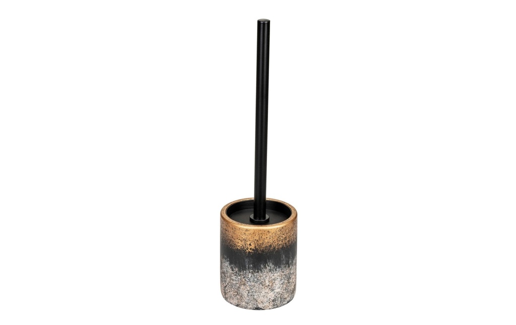 Wenko Brosse à toilettes Lacona Doré/Gris/Noir