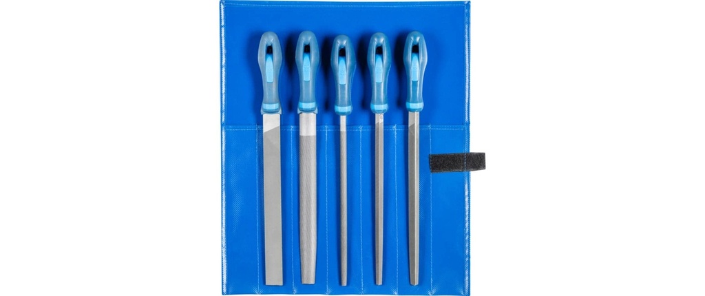 Pferd Jeu de limes d'atelier WR 5 pces 250 mm Taille 3