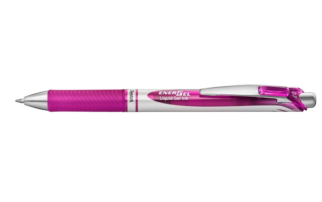 pentel Stylo à encre gel EnerGel 0.7 mm, magenta