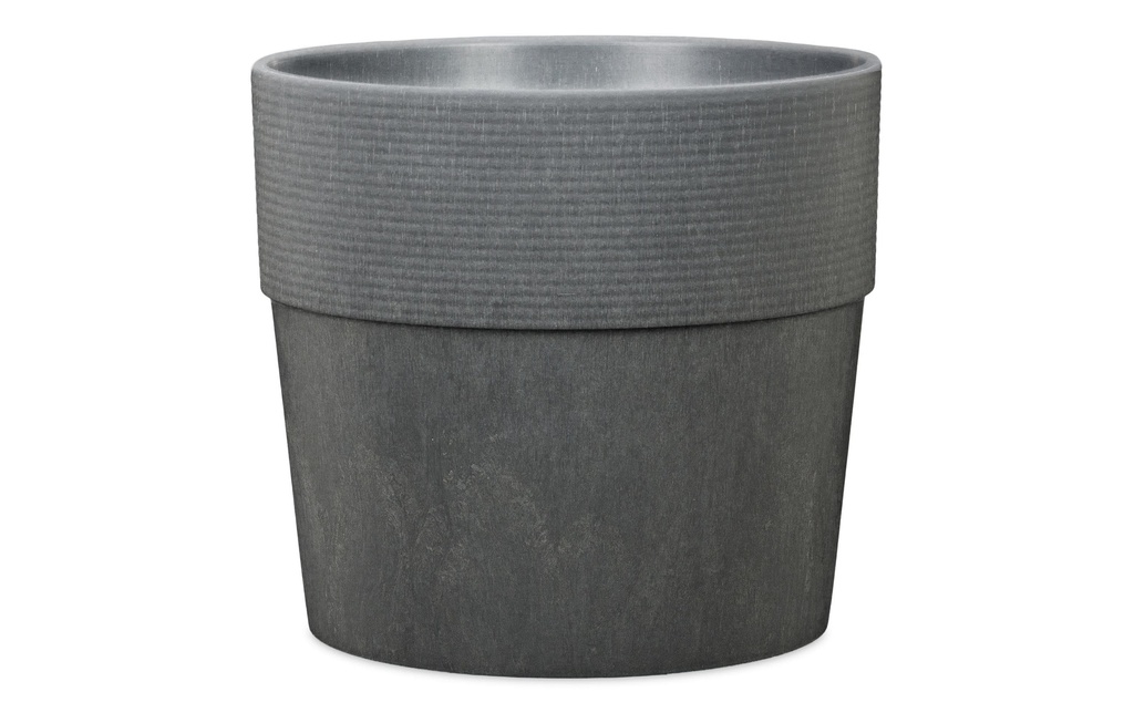 scheurich Pot de fleur Groove 12,7 cm, Anthracite