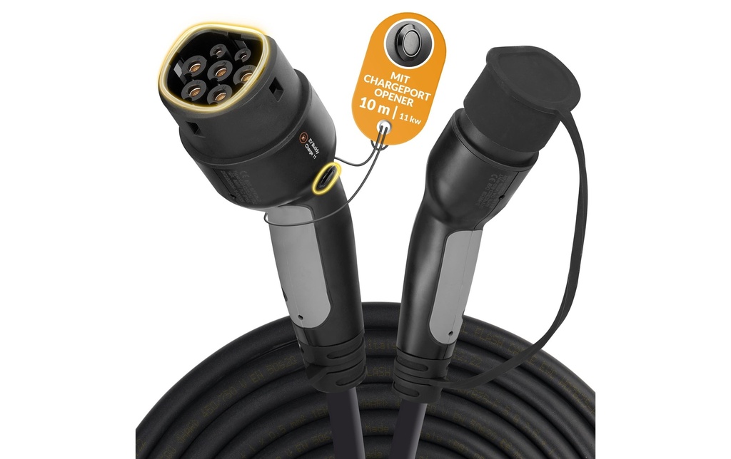 EV Buddy Câble de chargement Charge 11 Tesla Edition Type 2 11 kW, 10 m