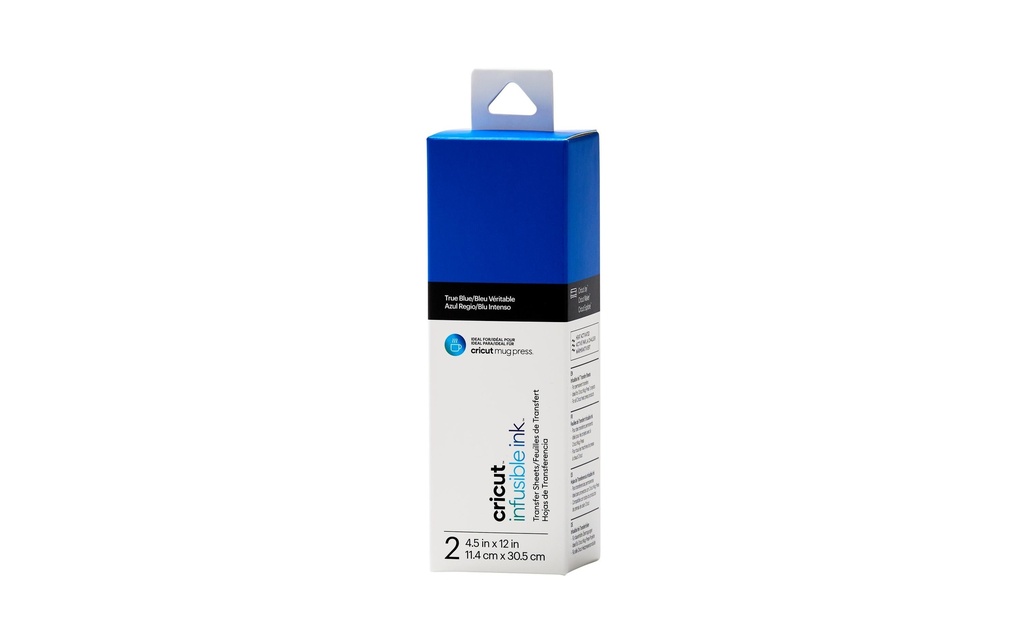 Cricut Film thermocollant Joy Infusible Ink 2 pièces, Bleu
