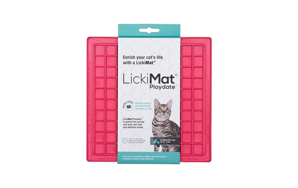 LickiMat Playdate 20 x 20 cm, rose