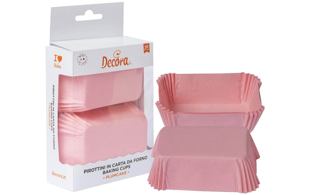 Decora Mini moule à gâteau 36 Pièce/s, Rosa