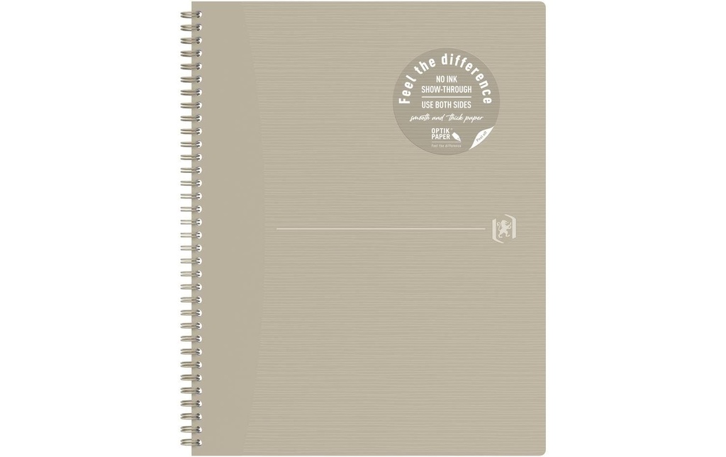 Oxford Bloc-notes A4+, ligné, beige