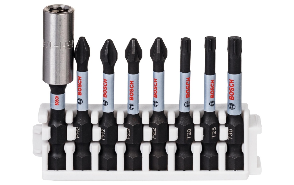 Bosch Professional Kits de bits Pick and Click Impact Control 8 pièces