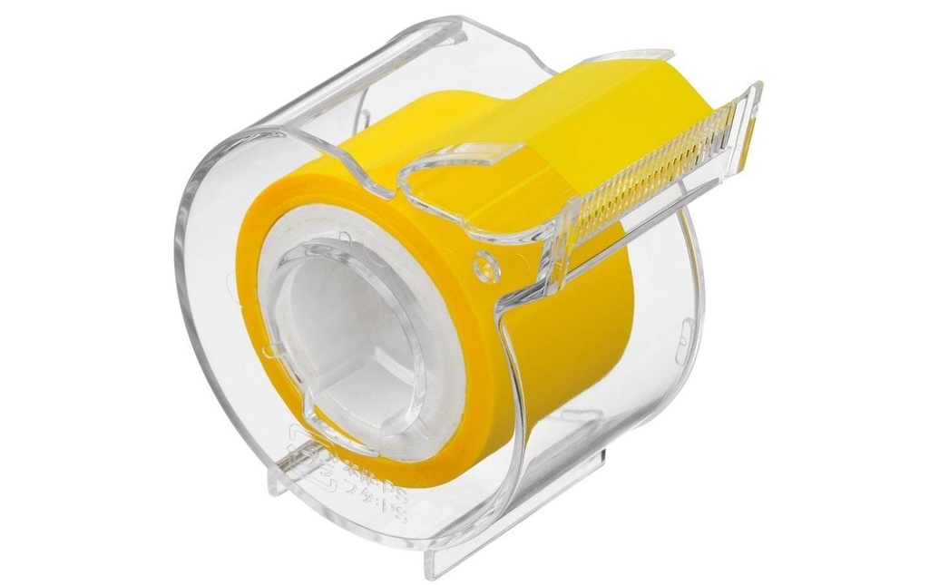 NT Cutter Distributeur à feuillets adhésif Yamato 2.5 cm Jaune,1 rouleau