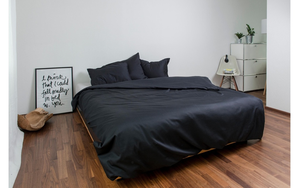 Nobilium Housse de duvet Oni 200 x 210 cm, Anthracite