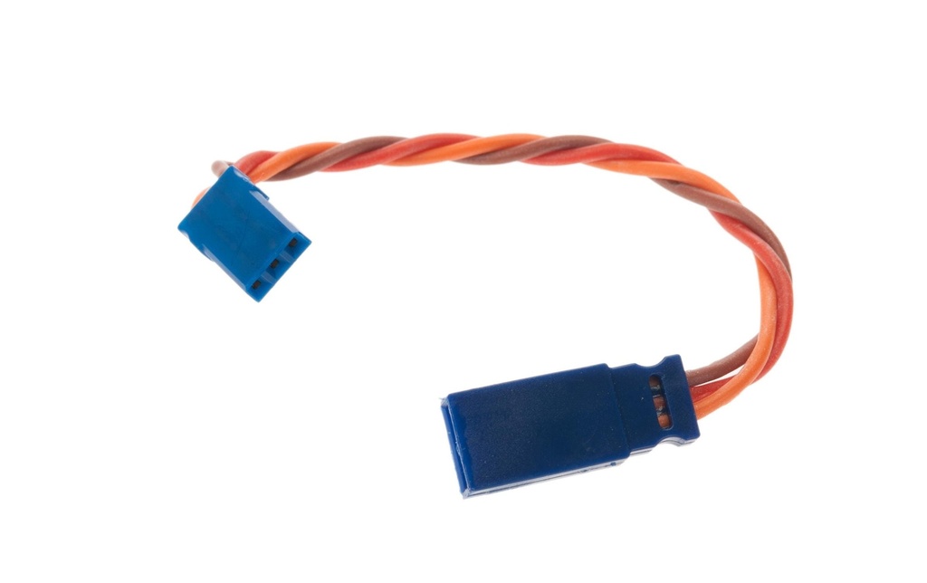 Muldental Câble de servo torsadé Futaba 10 cm Connecteur JR zu Prise JR