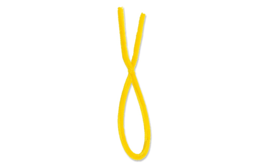 URSUS Fil-chenille 8 mm Jaune, 10 pièces