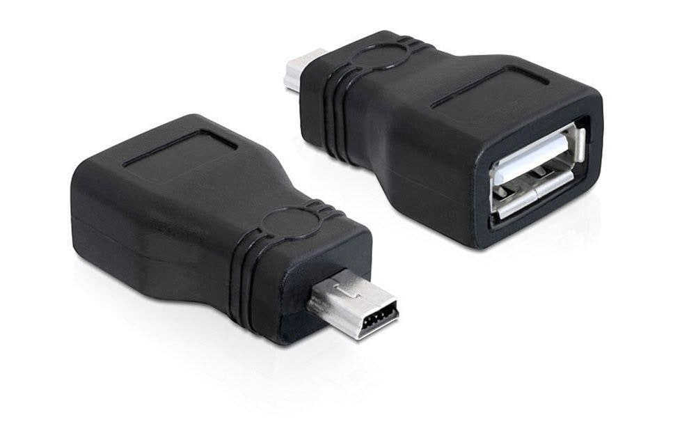 Delock Adaptateur USB 2.0 Prise USB A - Connecteur mini USB B