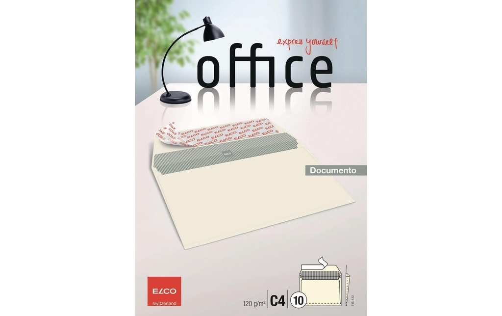ELCO Enveloppes Documento C4 beige (10 pces)