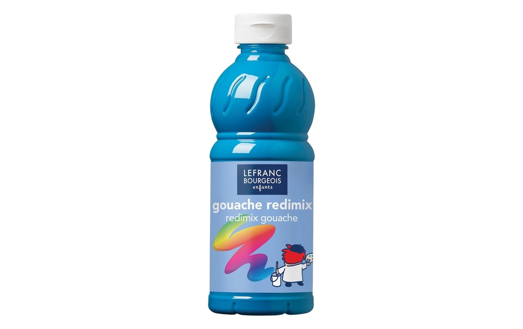 LEFRANC Peintures tempera Redimix 500 ml, Turquoise