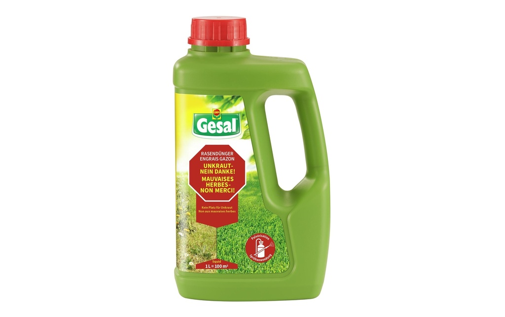 Gesal Engrais pour gazon Mauvaises herbes-Non merci! 1 l