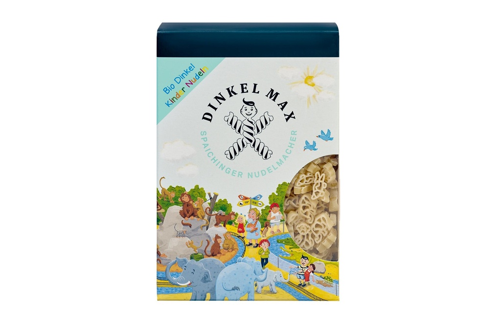 Dinkel Max Pâtes alimentaires Épeautre bio Animaux du zoo 300 g