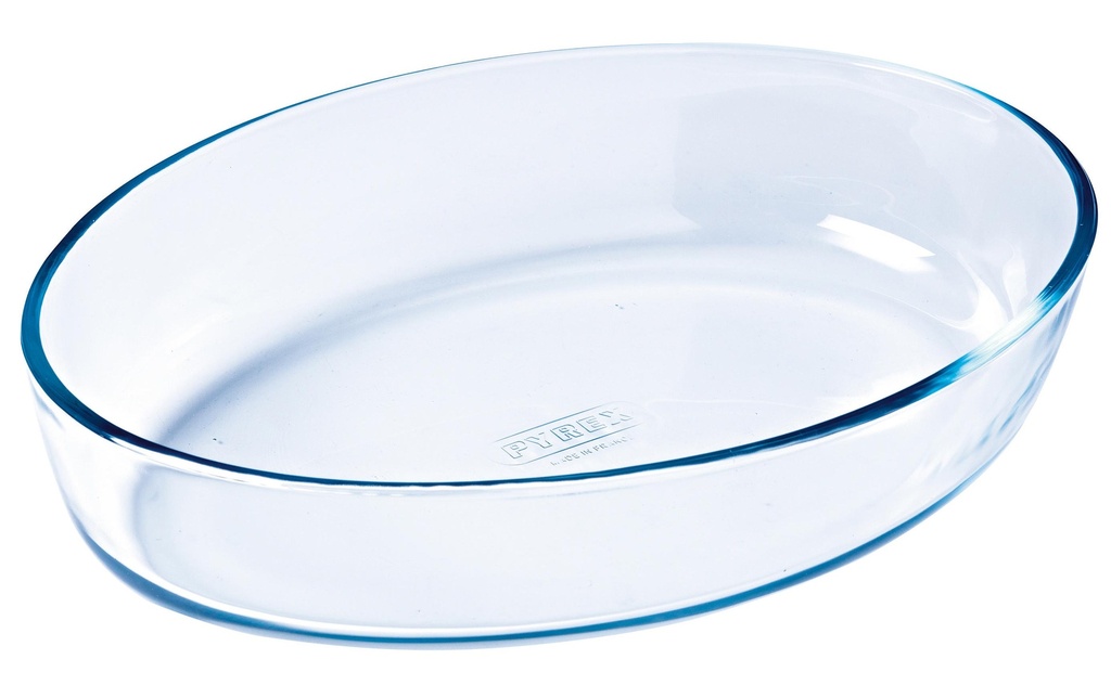 Pyrex Plat à gratin 30 x 21 cm Ovale, Transparent