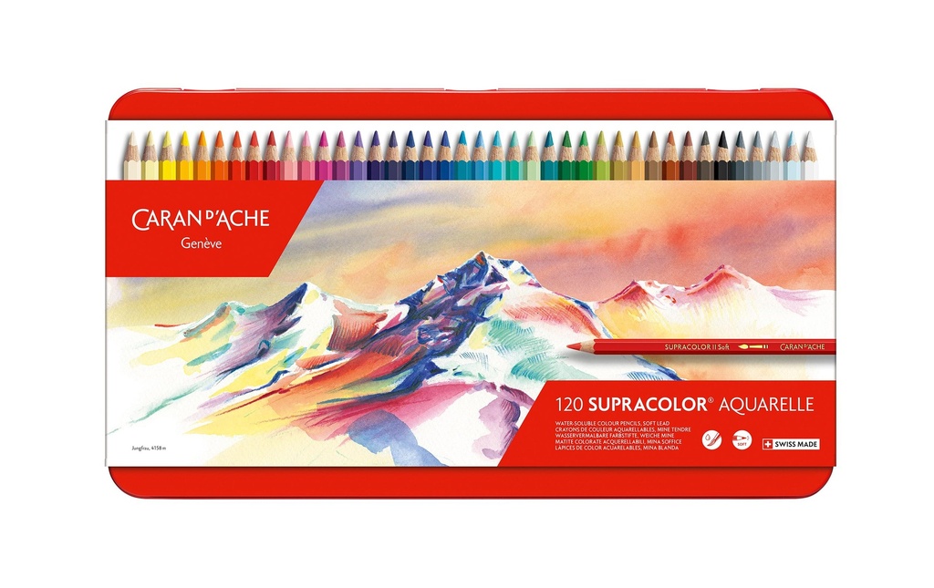 [113888420] CARAN D'ACHE Crayons de coul.Suprac.120pces (120 pces)