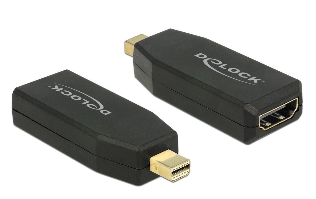 Delock Adaptateur Mini-DisplayPort – HDMI 4K, actif, noir