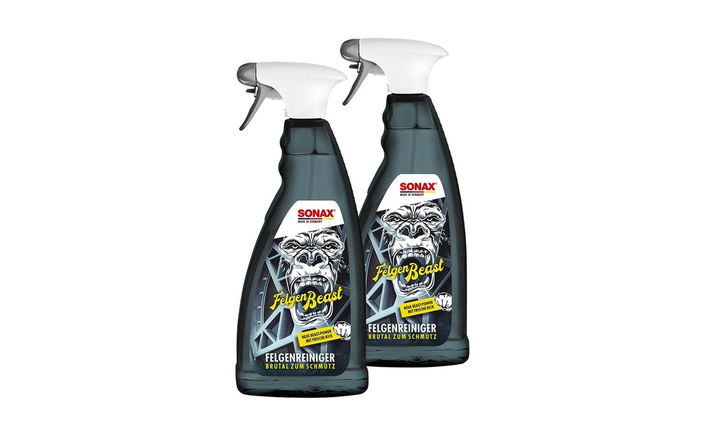 Sonax BEAST SET Nettoyant pour jantes, 2 x 1 litre