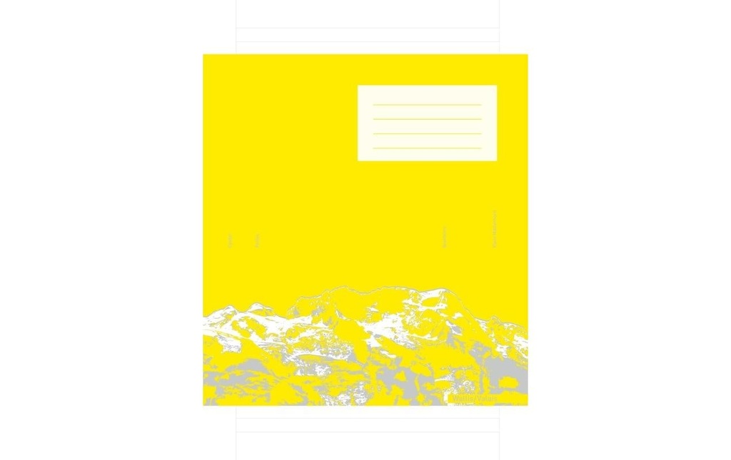 ingold-biwa Cahier d'école A4, À lignes, Jaune, 25 pièces