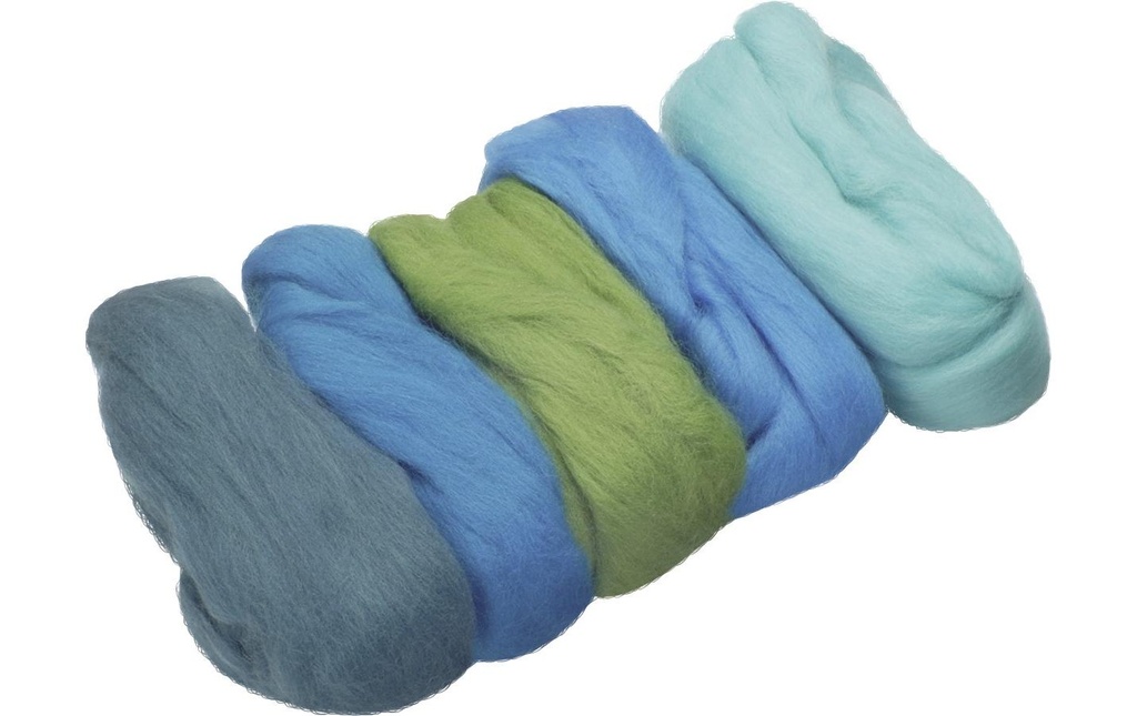 Heyda Laine de feutre Merino Mix 50 g, turquoise