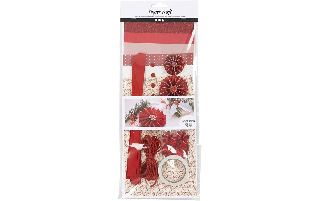 Creativ Company Kits de bricolage Papier Mélange créatif pour la décoration de Noël