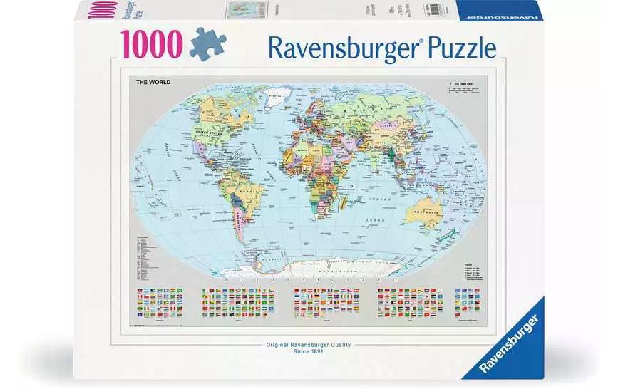 Ravensburger Puzzle Carte politique du monde