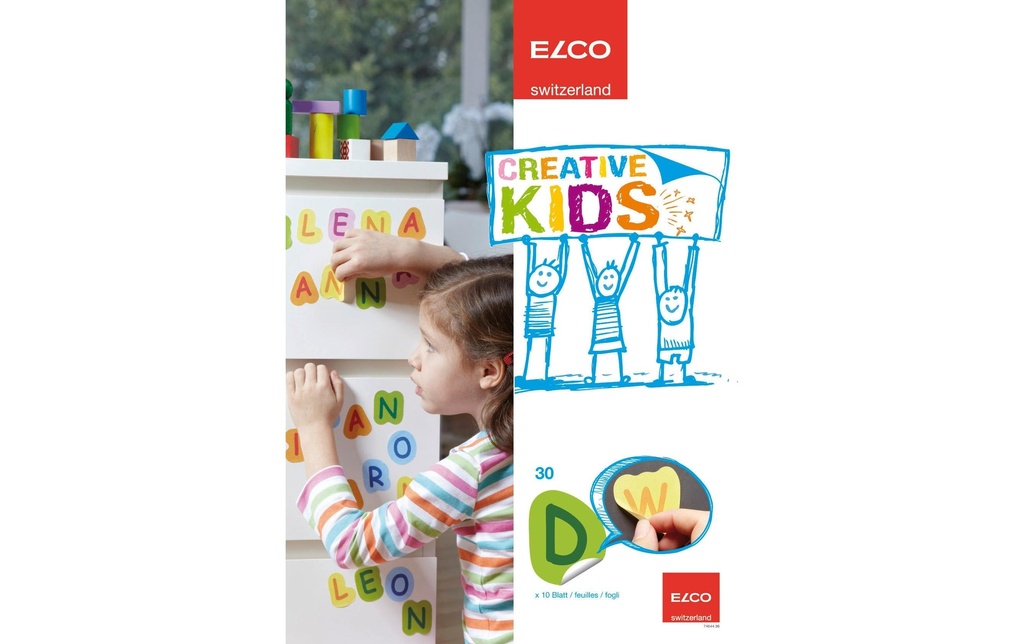 ELCO Etiquett.Creative Kids ABC A4 (10 pces)