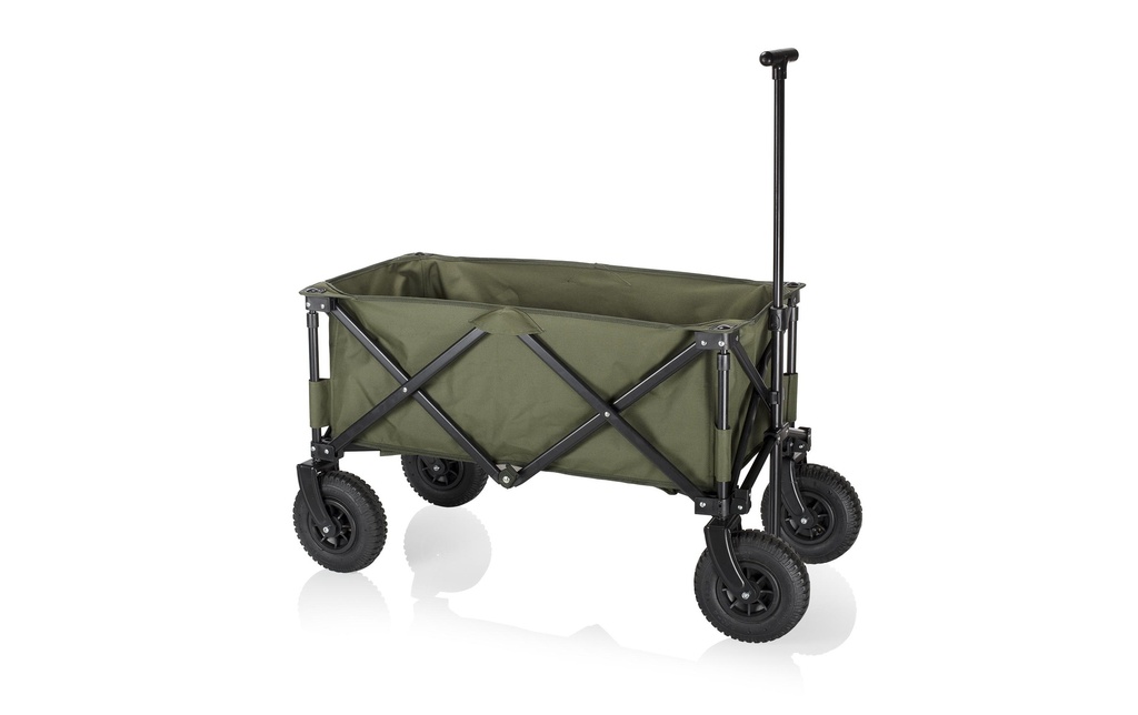 Campart Chariot pliant Trolley pliable avec pneus à air