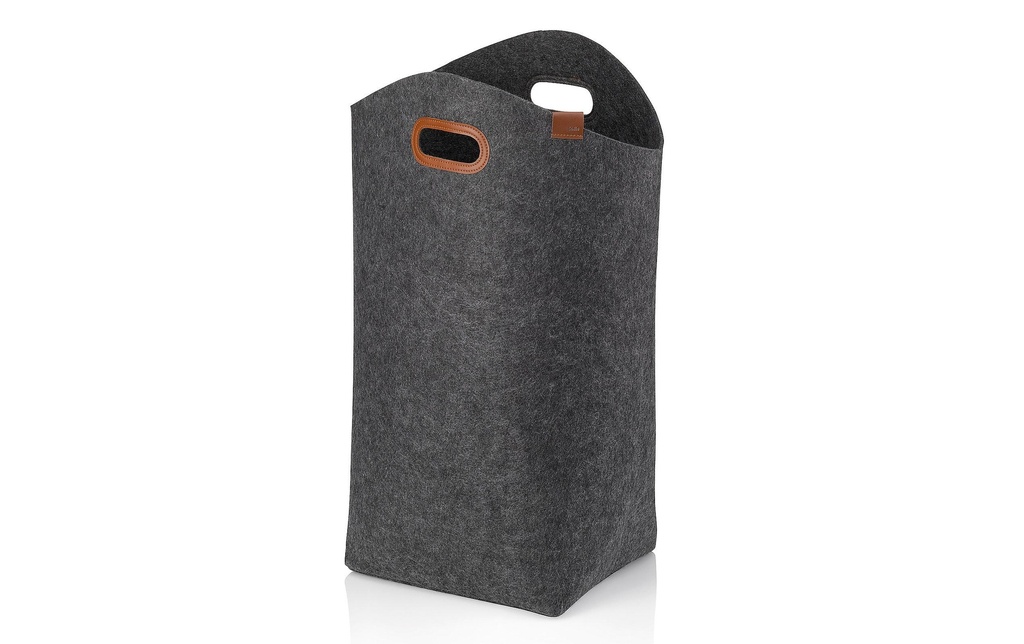 Kela Corbeille à lessive Fay 70 l, Gris foncé