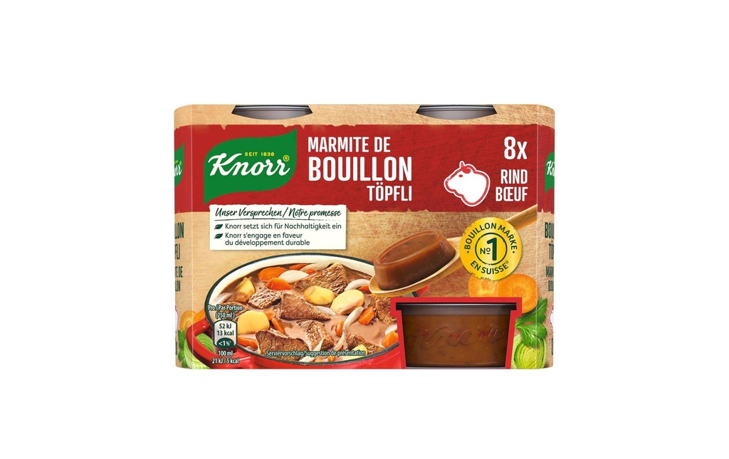 Knorr Bouillon de bœuf Pur 224 g