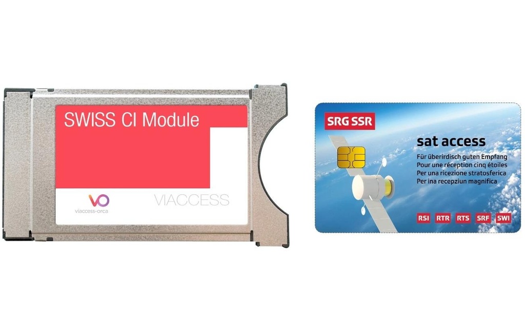 CE Swiss CI Module avec carte SRG SSR