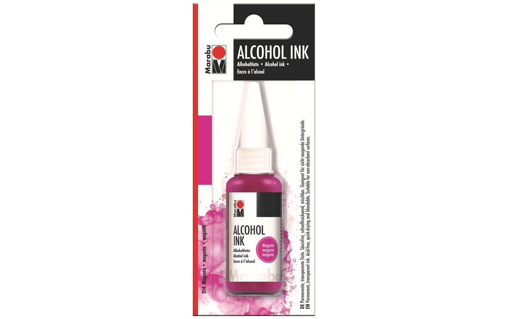 Marabu Encre à l’alcool Ink Magenta, 20 ml